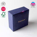 Custom leather gift carton packaging cardboard box